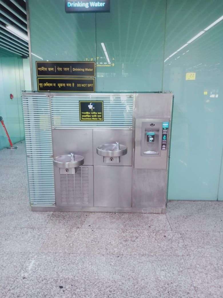 Unitate de hidratare OASIS la Aeroportul Kolkata